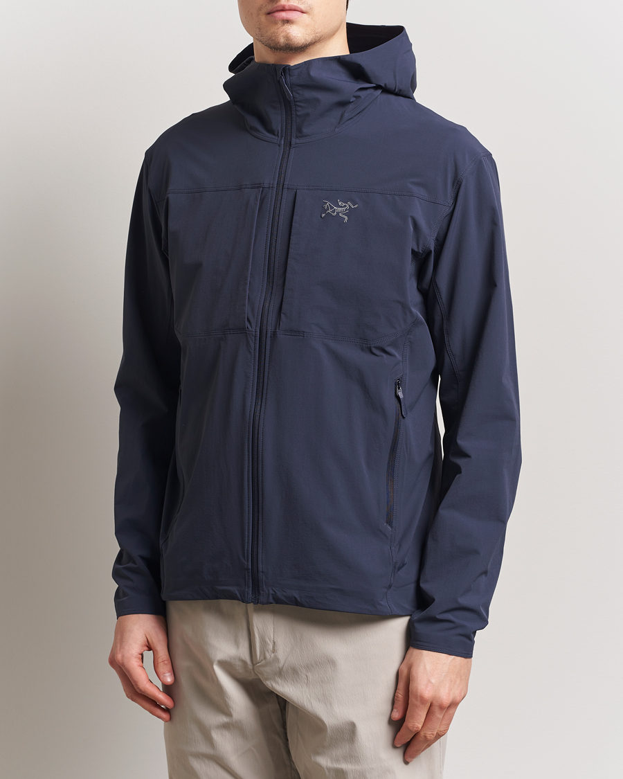 Hombres | Abrigos y chaquetas | Arc'teryx | Gamma Lightweight Softshell Hooded Jacket Black Sapphire