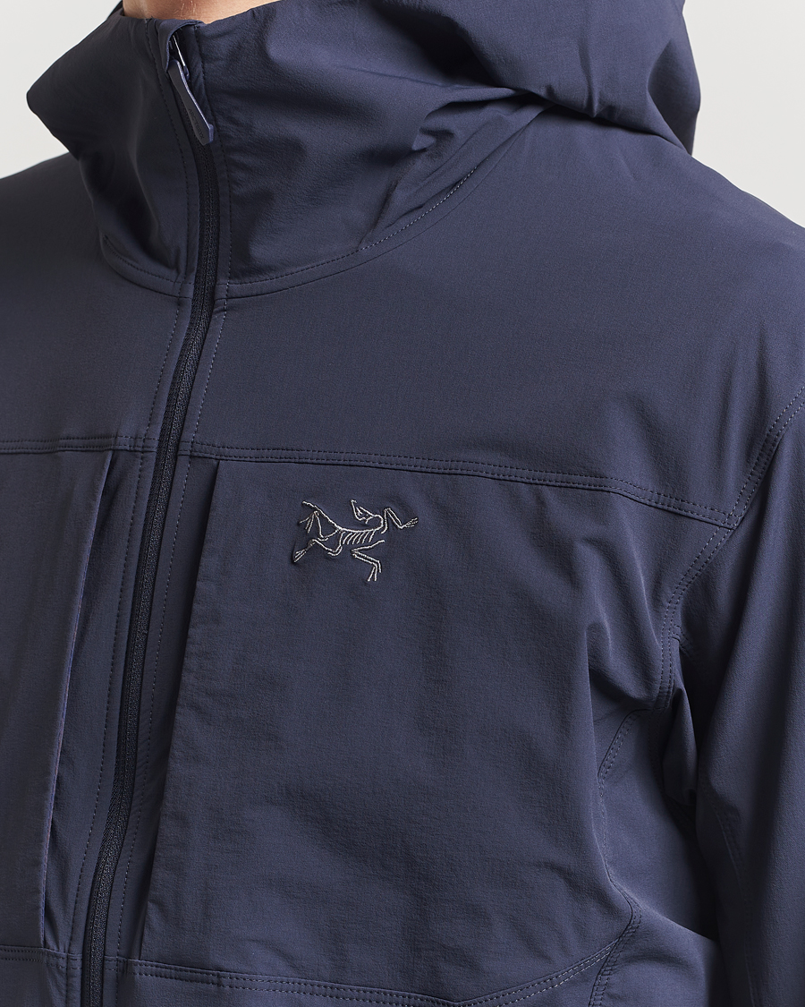 Hombres | Abrigos y chaquetas | Arc'teryx | Gamma Lightweight Softshell Hooded Jacket Black Sapphire