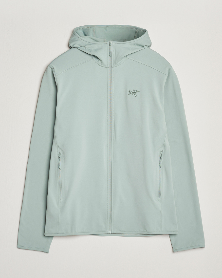 Hombres | Jerséis y prendas de punto | Arc'teryx | Kyanite Lightweight Full Zip Hoodie Stone Green