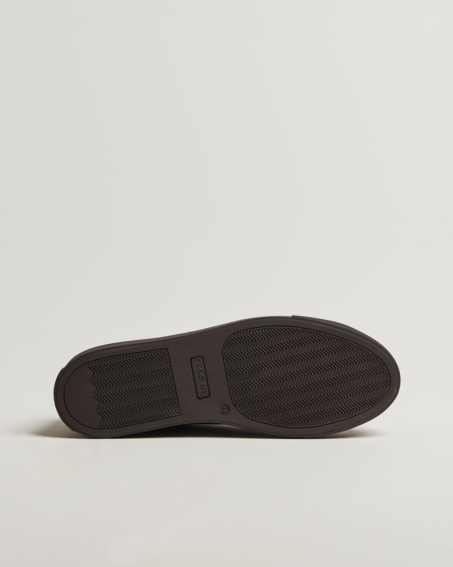 Hombres | Zapatillas | Myrqvist | Oaxen Monochrome II Sneaker Dark Brown Suede
