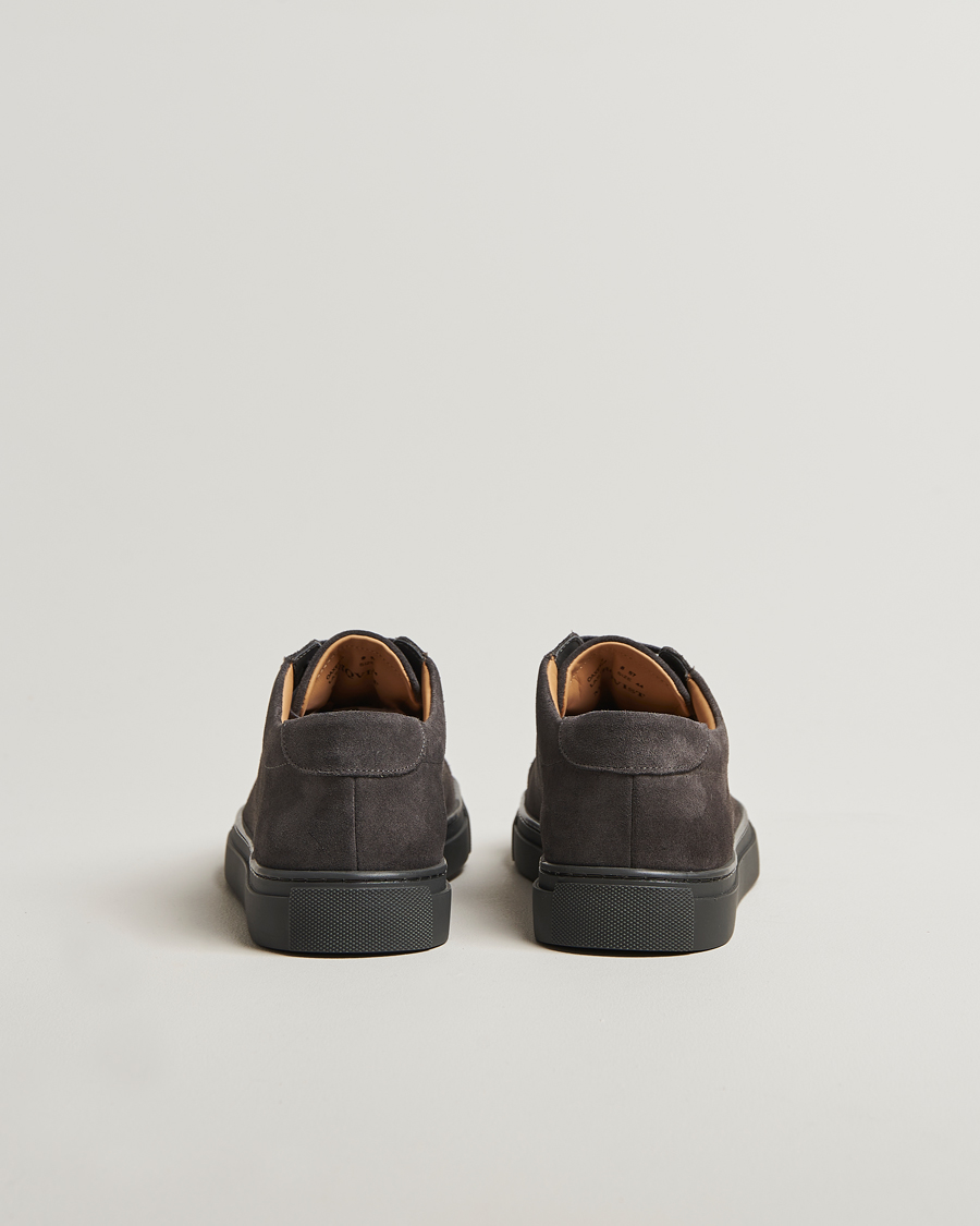 Hombres | Zapatillas | Myrqvist | Oaxen Monochrome II Sneaker Dark Grey Suede