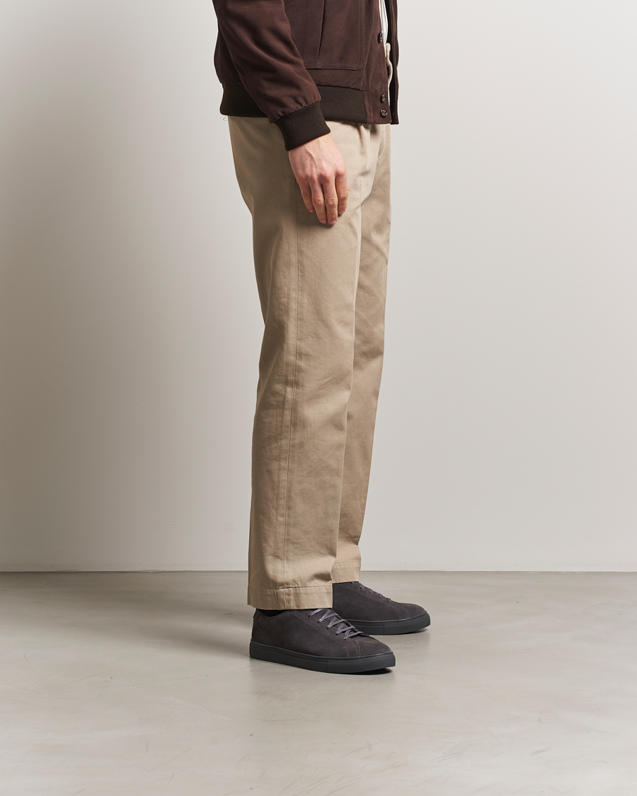Hombres | Zapatillas | Myrqvist | Oaxen Monochrome II Sneaker Dark Grey Suede