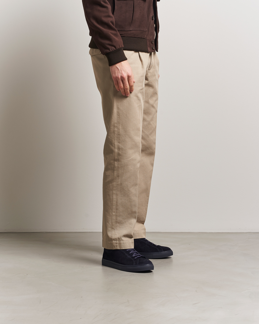 Hombres | Zapatillas | Myrqvist | Oaxen Monochrome II Sneaker Navy Suede