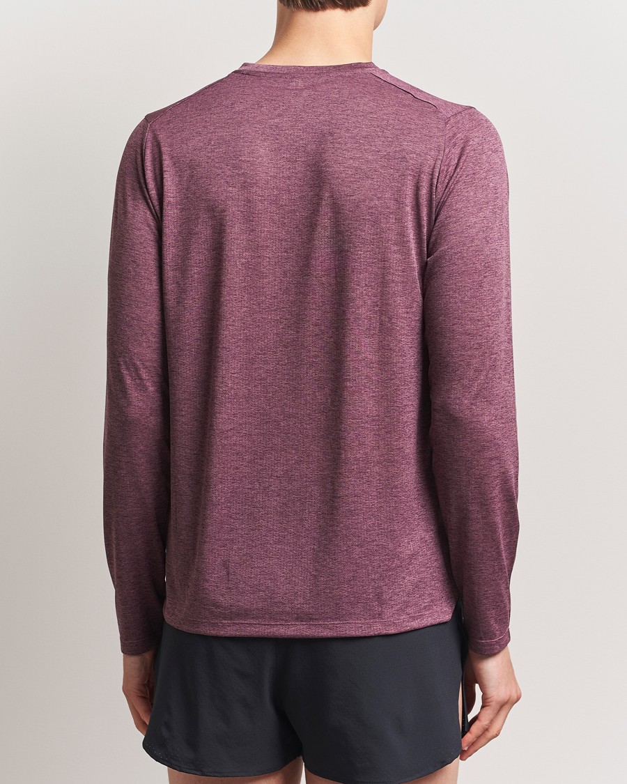 Hombres | Camisetas | New Balance Running | Athletics Run Long Sleeve T-Shirt Faded Plum