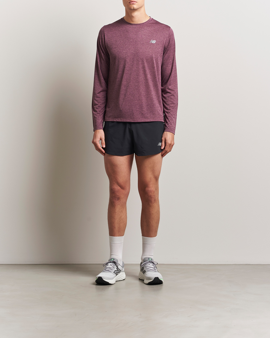 Hombres | Pantalones cortos | New Balance Running | Split Shorts Black