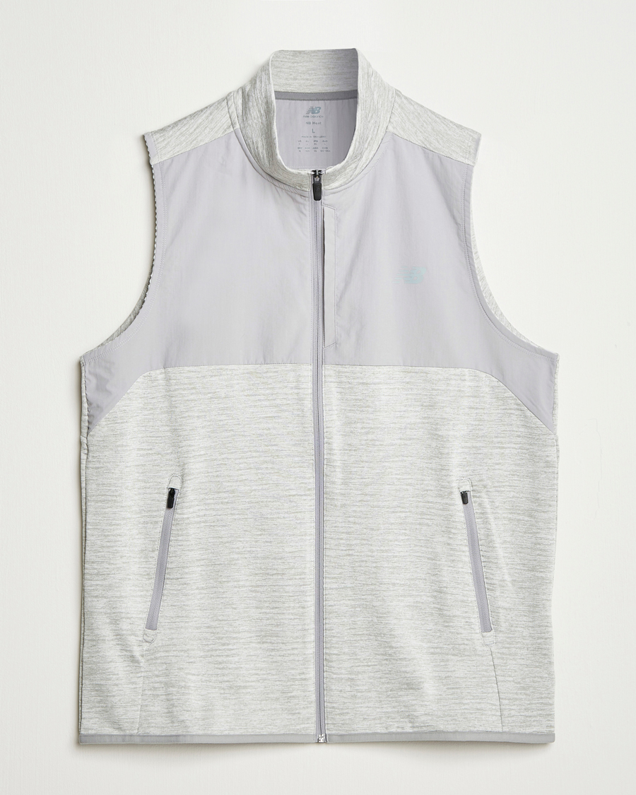 Hombres | Abrigos y chaquetas | New Balance Running | New Balance Heat Grid Vest Grey