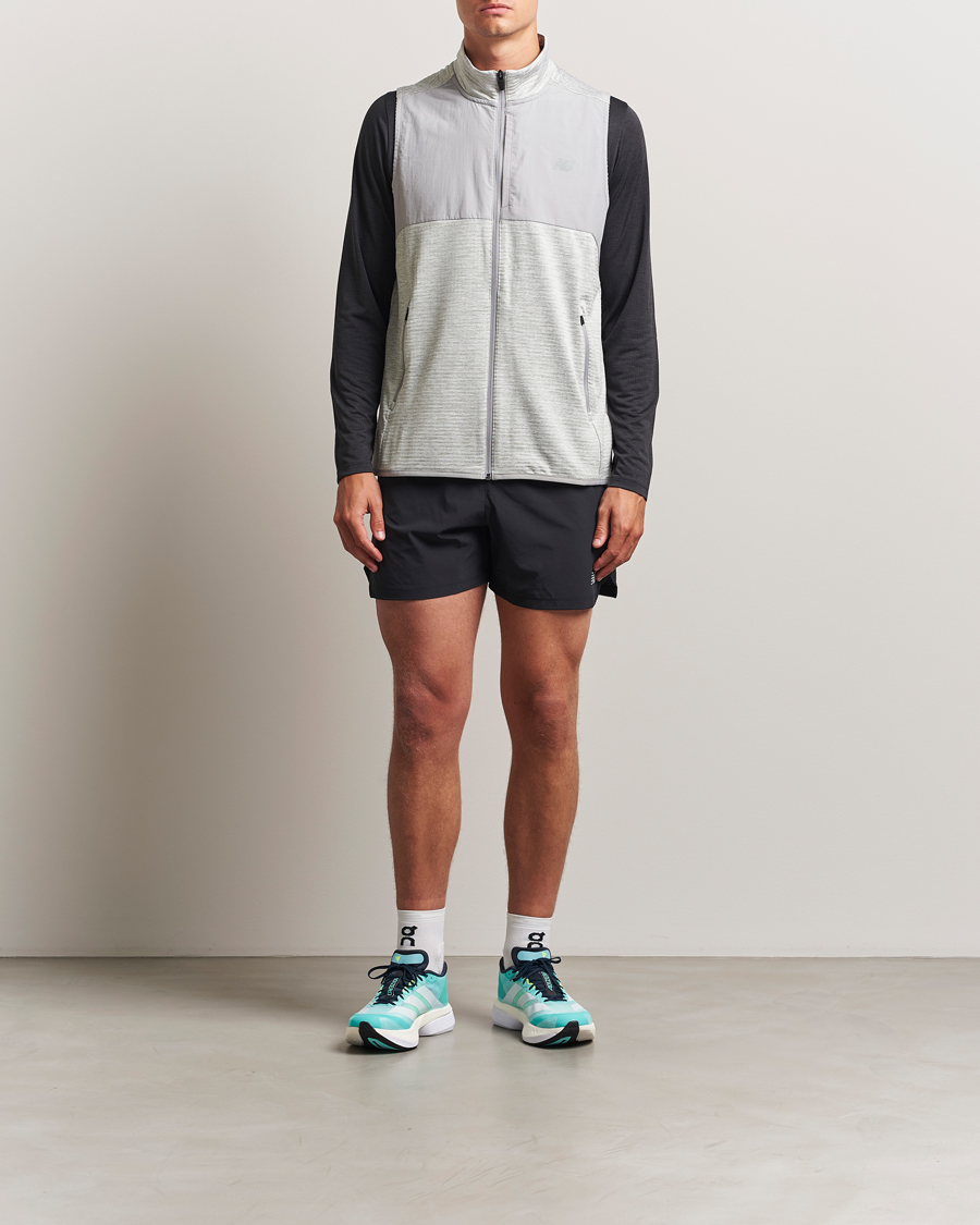 Hombres | Abrigos y chaquetas | New Balance Running | New Balance Heat Grid Vest Grey