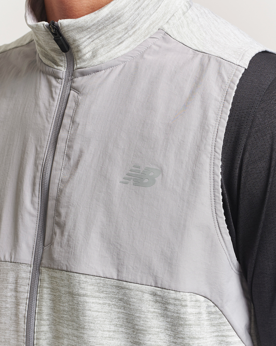 Hombres | Abrigos y chaquetas | New Balance Running | New Balance Heat Grid Vest Grey