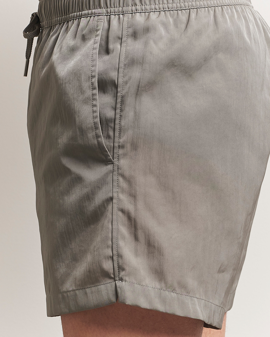 Hombres | Bañadores | CDLP | Satin Twill Swim Trunks Steel