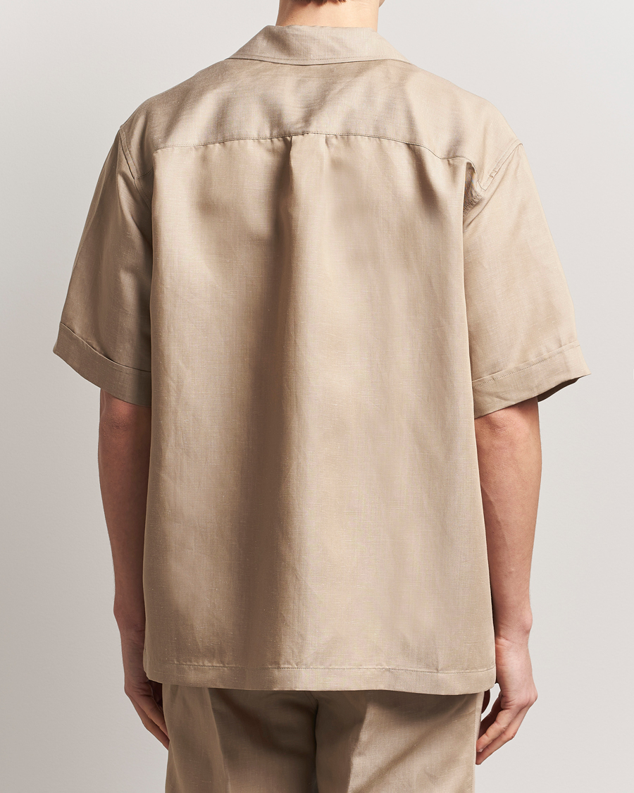 Hombres | Camisas | CDLP | Camp Collar Shirt Hazel Beige