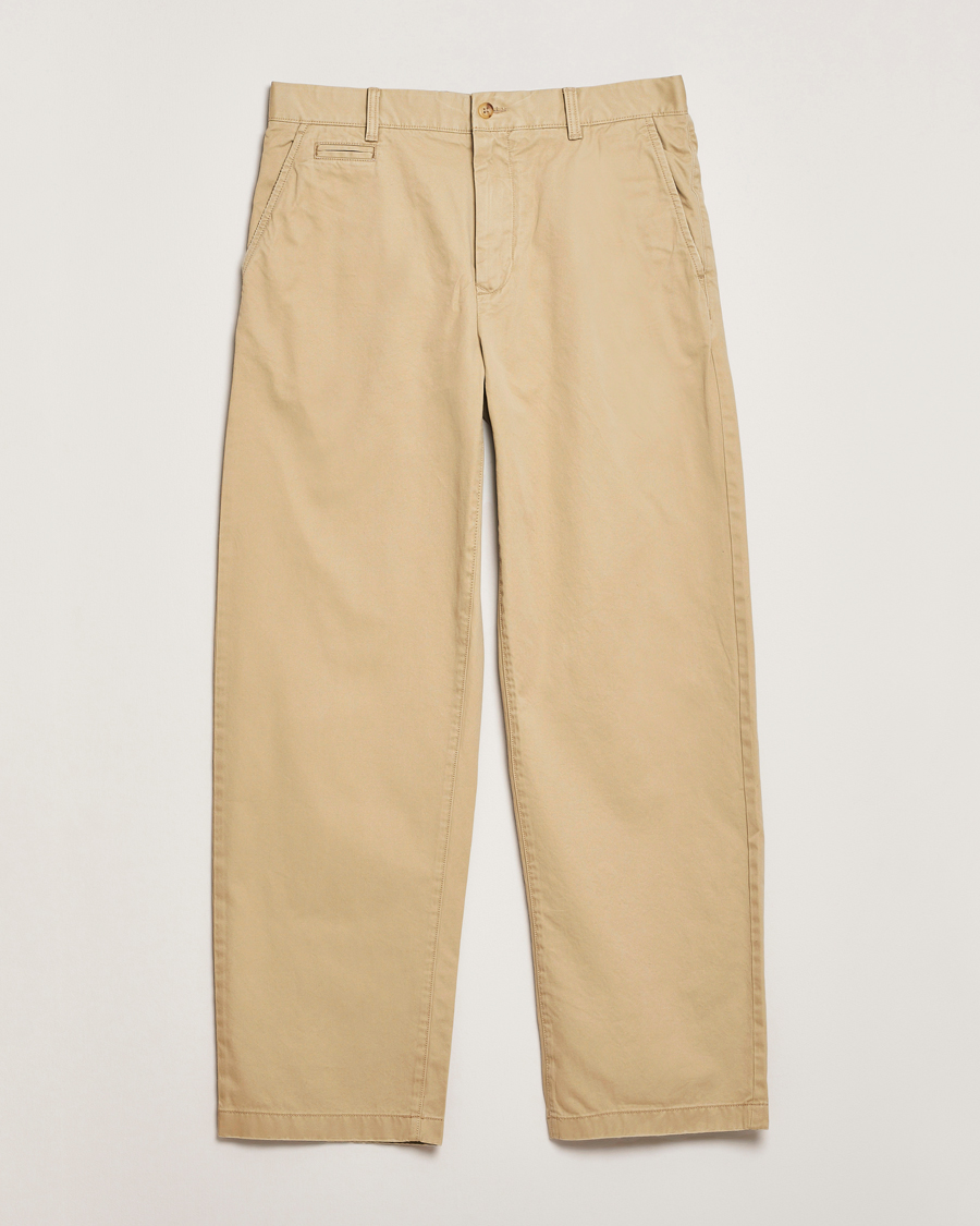 Hombres | Pantalones | GANT 240 Mulberry Street | Relaxed Fit Cotton Twill Chinos Woody Beige