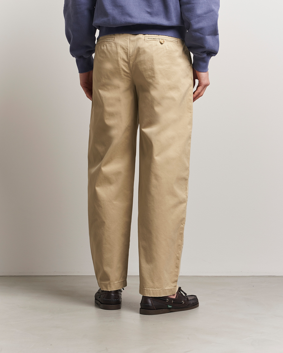 Hombres | Pantalones | GANT 240 Mulberry Street | Relaxed Fit Cotton Twill Chinos Woody Beige