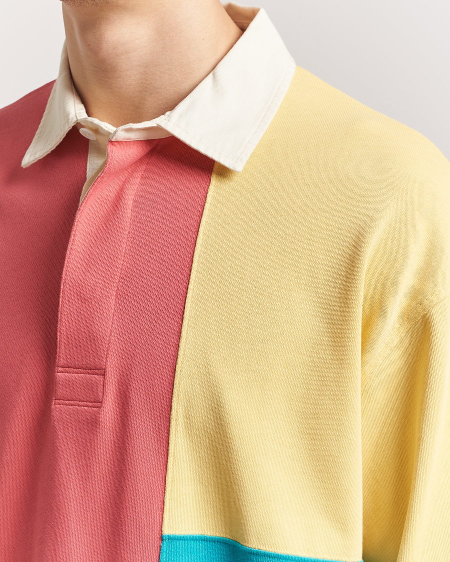 Hombres | Polos | GANT 240 Mulberry Street | Colorblocked Heavy Rugger Polo Multi