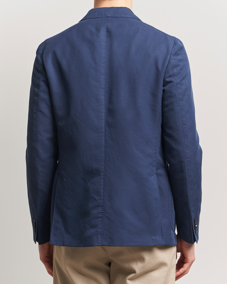 Hombres | Blazers | Incotex | Unconstructed Chinolino Blazer Navy