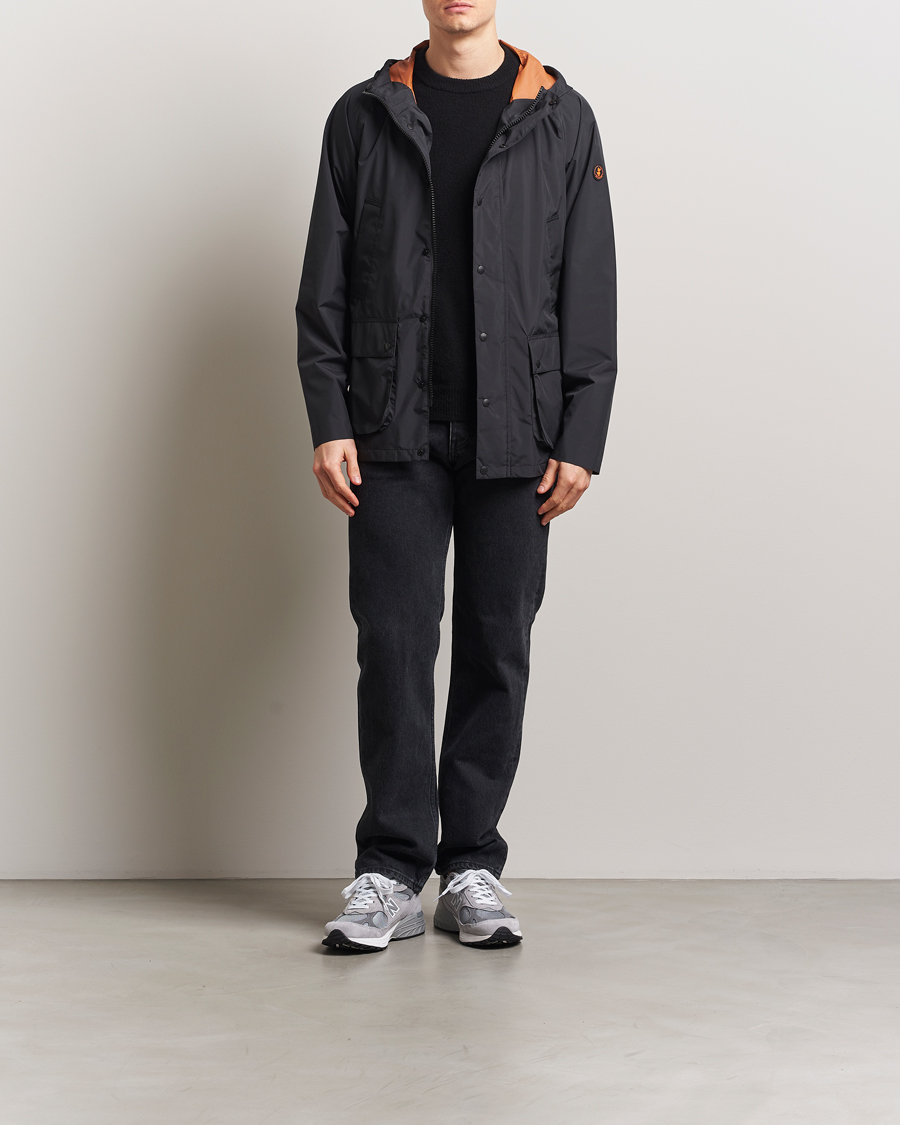 Hombres | Abrigos y chaquetas | Save The Duck | Ghibli Wind/Water Resistant Hooded Jacket Black
