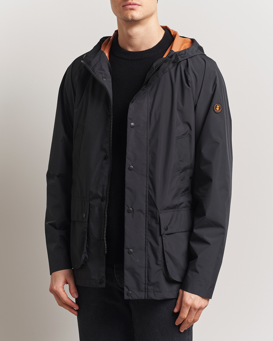 Hombres | Abrigos y chaquetas | Save The Duck | Ghibli Wind/Water Resistant Hooded Jacket Black