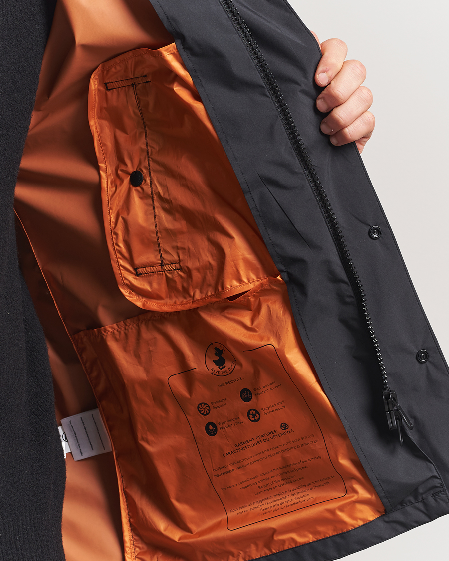 Hombres | Abrigos y chaquetas | Save The Duck | Ghibli Wind/Water Resistant Hooded Jacket Black