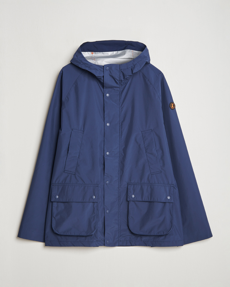 Hombres | Abrigos y chaquetas | Save The Duck | Ghibli Wind/Water Resistant Hooded Jacket Navy Blue