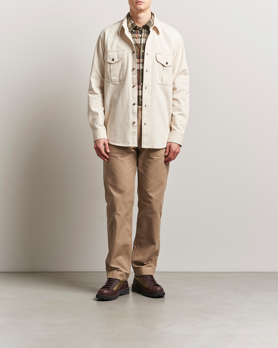 Hombres | Camisas | Filson | Denim Guide Shirt Natural Seed