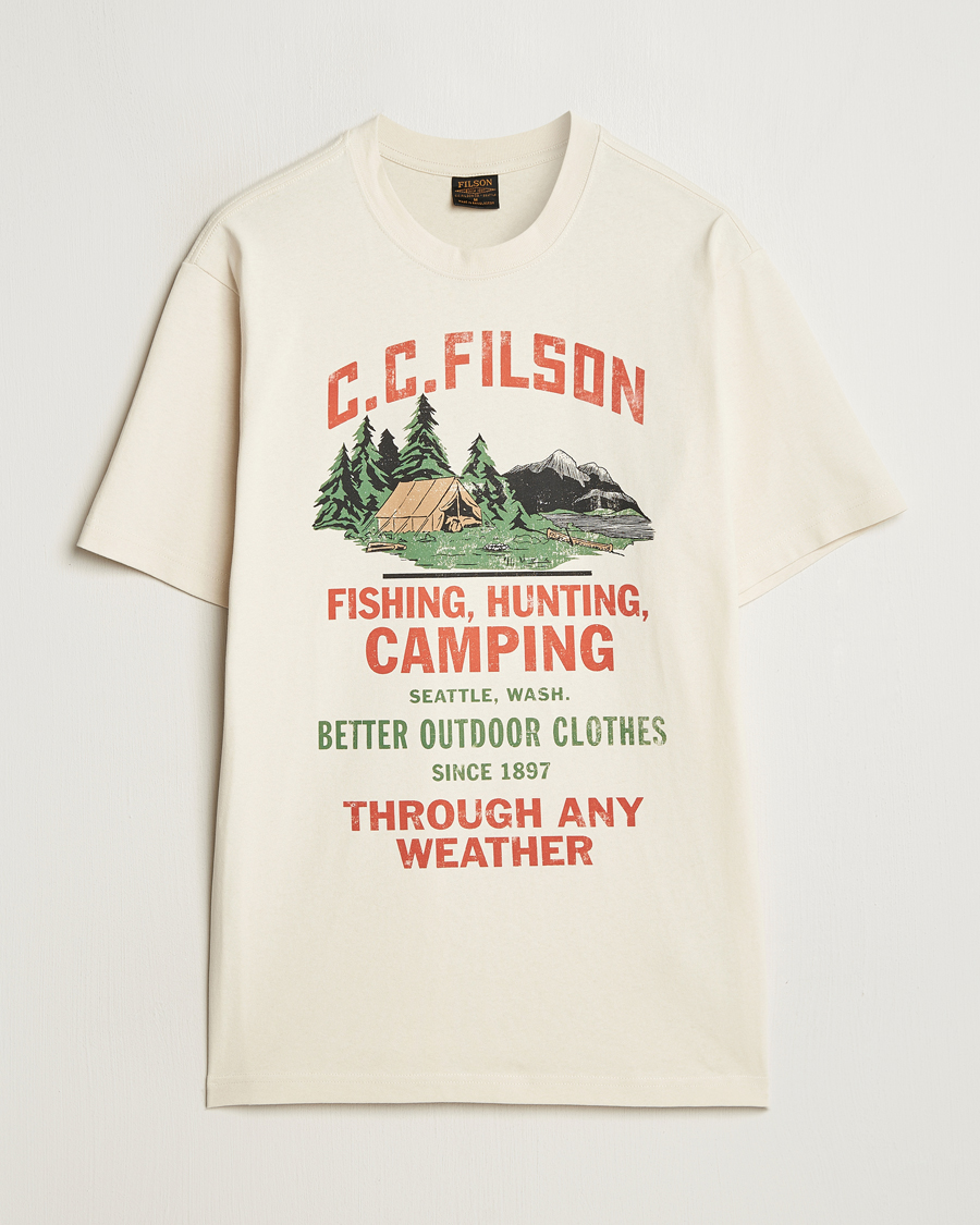 Hombres | Camisetas | Filson | Frontier Graphic T-Shirt Birch