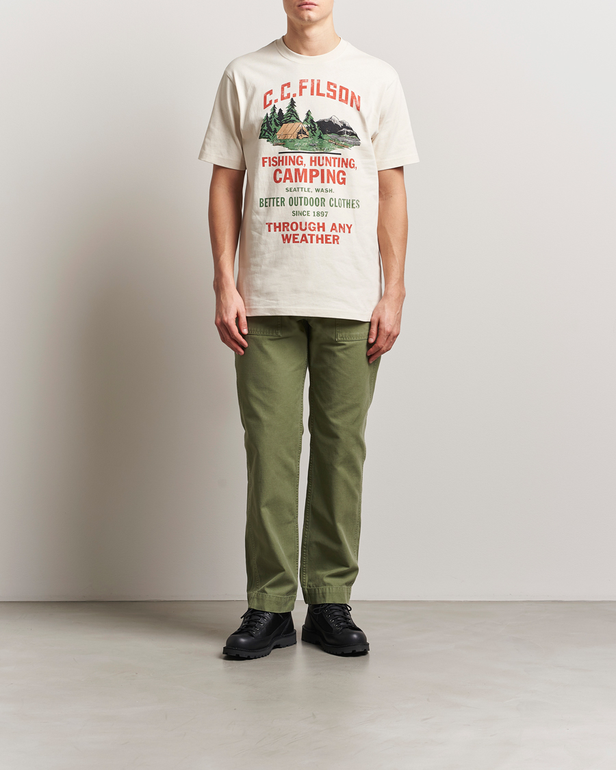 Hombres | Camisetas | Filson | Frontier Graphic T-Shirt Birch