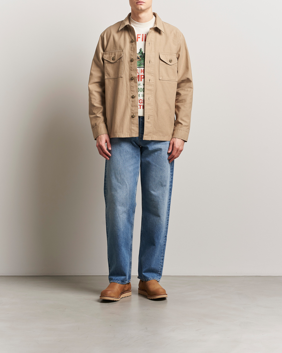 Hombres | Camisas | Filson | Reverse Sateen Jac-Shirt Gray Khaki