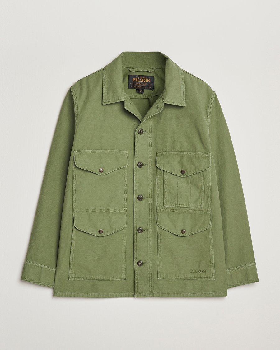Hombres | Abrigos y chaquetas | Filson | Reverse Sateen Field Cruiser Washed Green