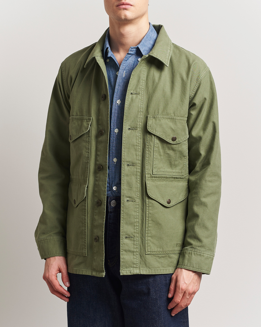 Hombres | Abrigos y chaquetas | Filson | Reverse Sateen Field Cruiser Washed Green