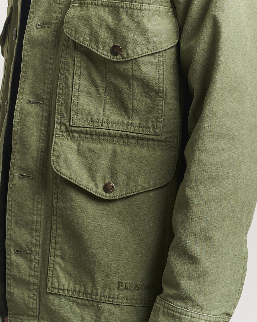 Hombres | Abrigos y chaquetas | Filson | Reverse Sateen Field Cruiser Washed Green
