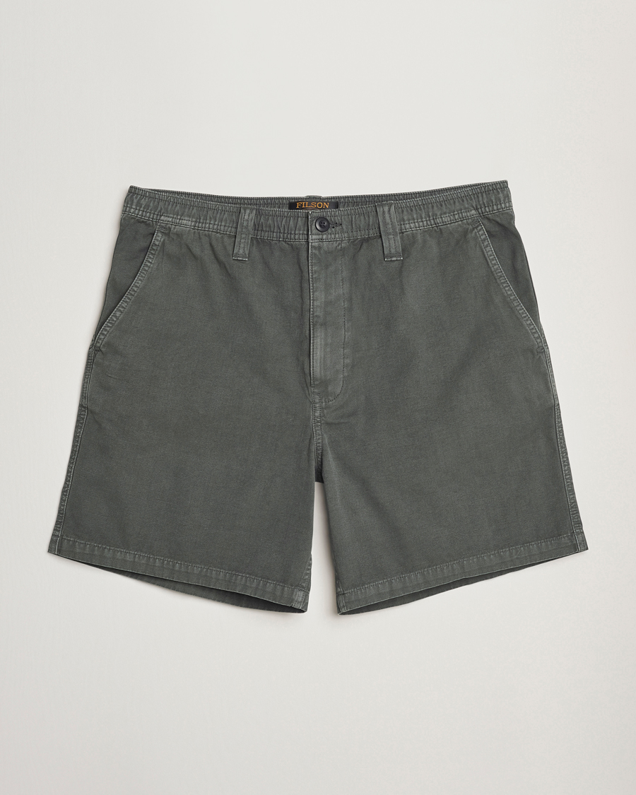 Hombres | Filson Oakville Canvas Shorts Gravel | Filson | Oakville Canvas Shorts Gravel