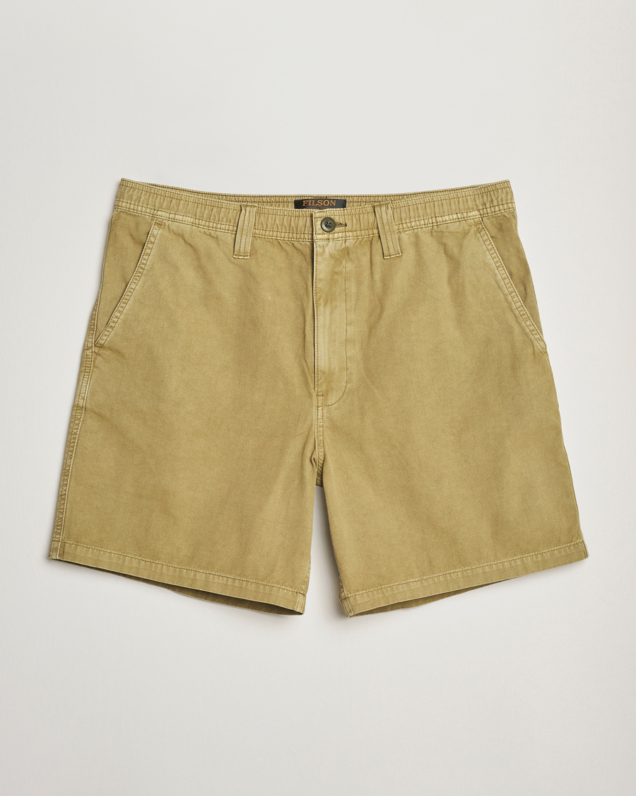 Hombres | Pantalones cortos | Filson | Oakville Canvas Shorts Slate Olive