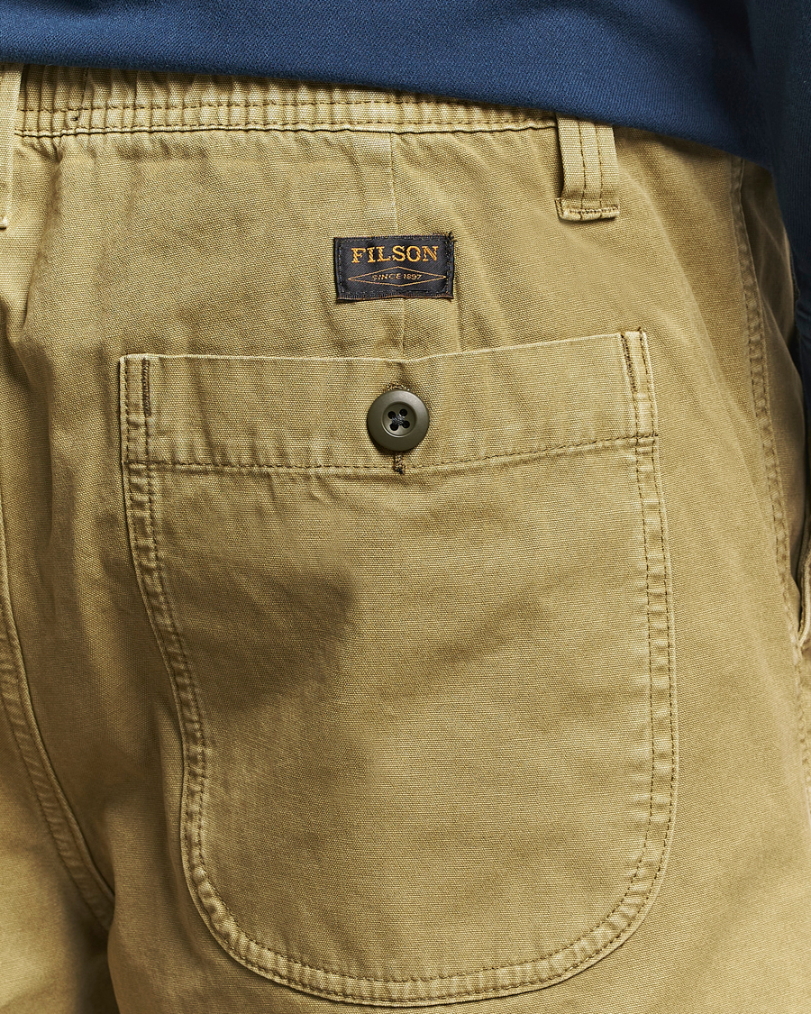 Hombres | Pantalones cortos | Filson | Oakville Canvas Shorts Slate Olive