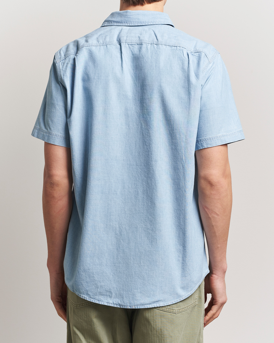 Hombres | Camisas | Filson | Short Sleeve Chambray Shirt Light Indigo