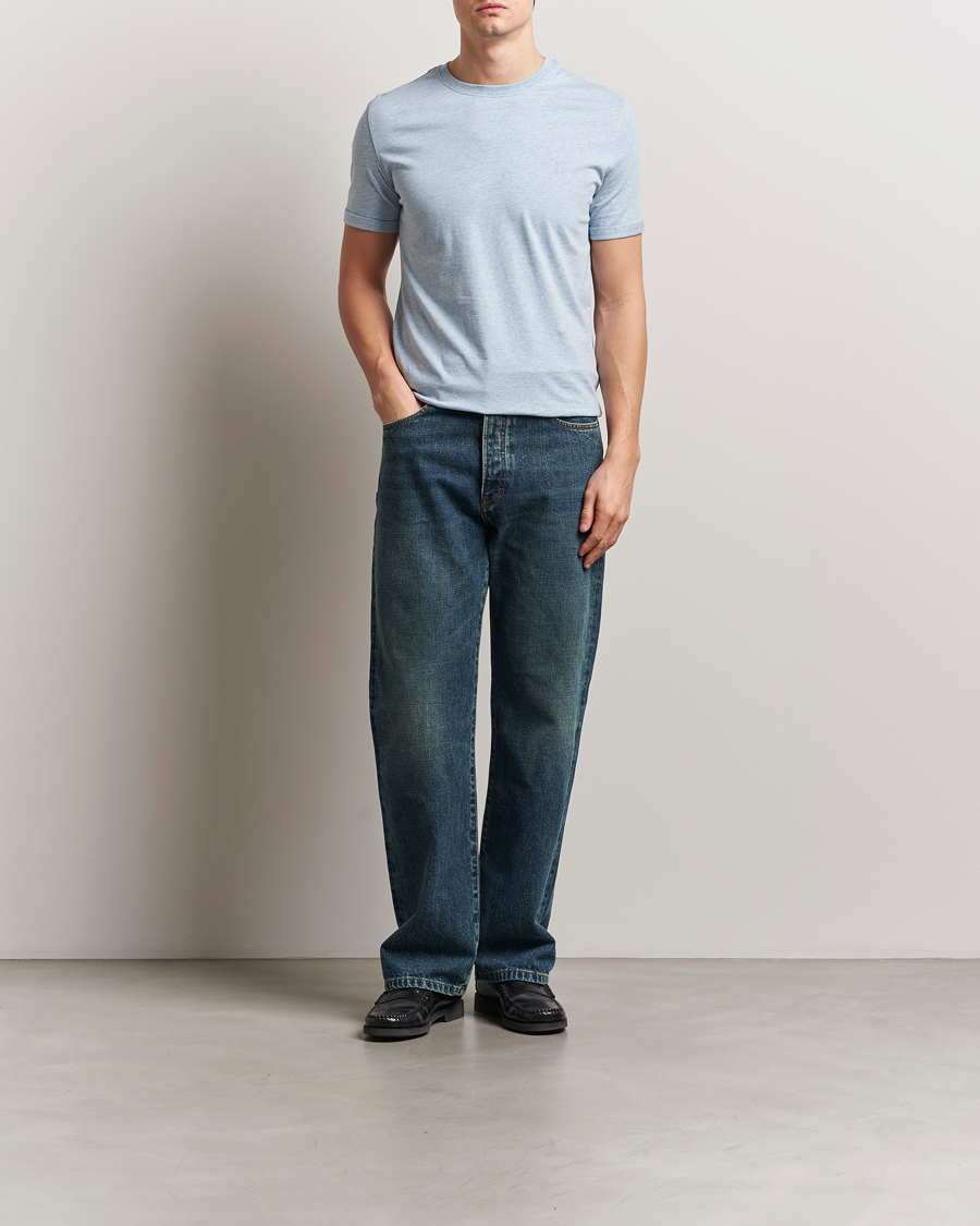 Hombres | Camisetas | LES DEUX | Nørregaard Tonal T-Shirt Xenon Blue Melange