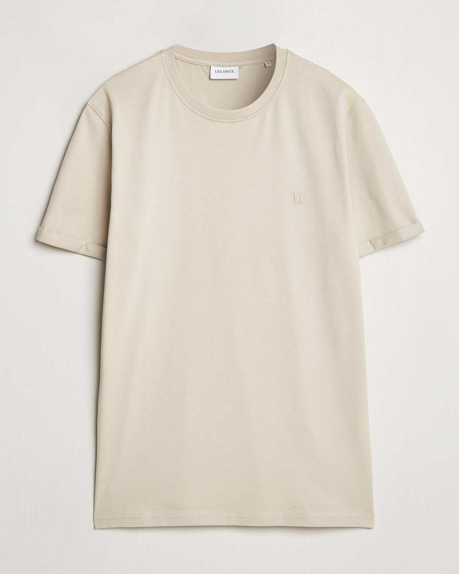 Hombres | Camisetas | LES DEUX | Nørregaard Tonal T-Shirt Light Sand