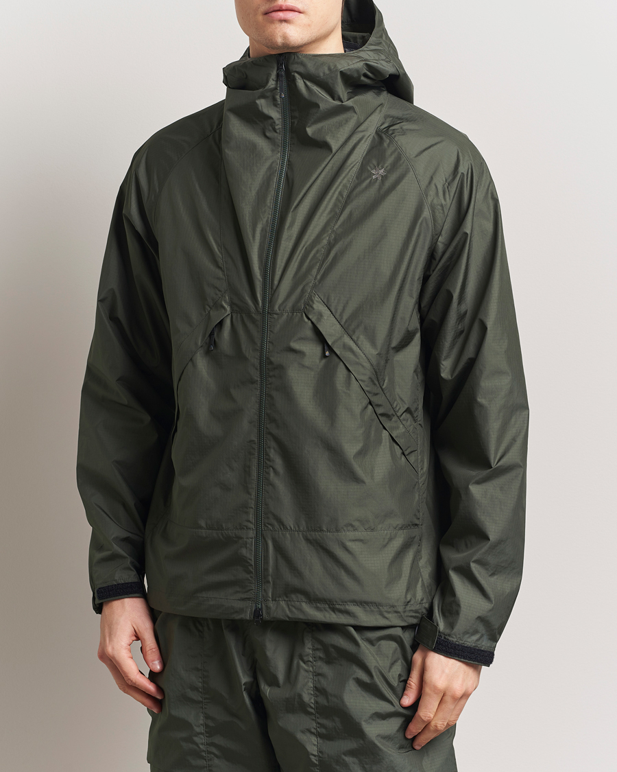 Hombres | Abrigos y chaquetas | Goldwin | Rip-Stop Hooded Jacket Dark Olive