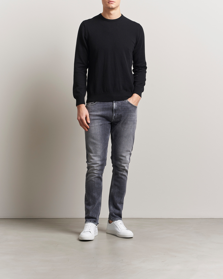 Hombres | Vaqueros | Tiger of Sweden | Pistolero Stretch Cotton Jeans Washed Black