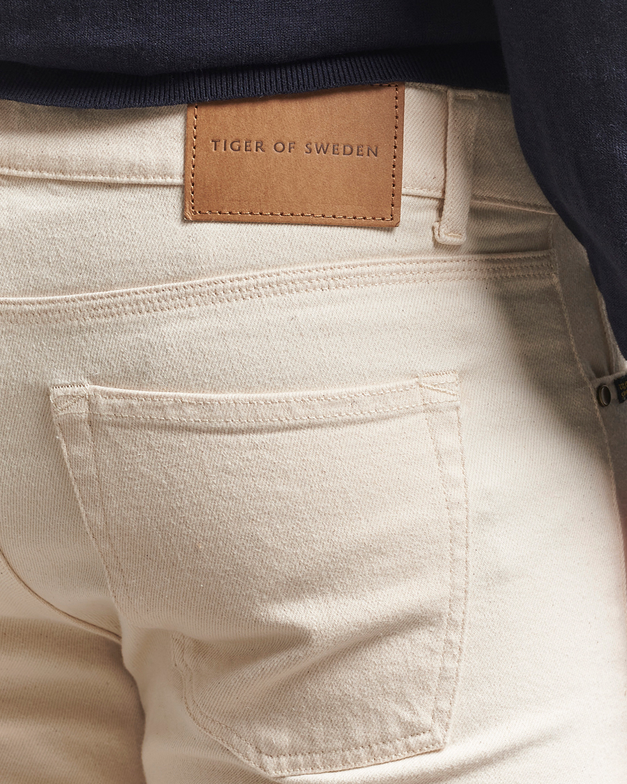 Hombres | Pantalones | Tiger of Sweden | Des Jeans Ecru