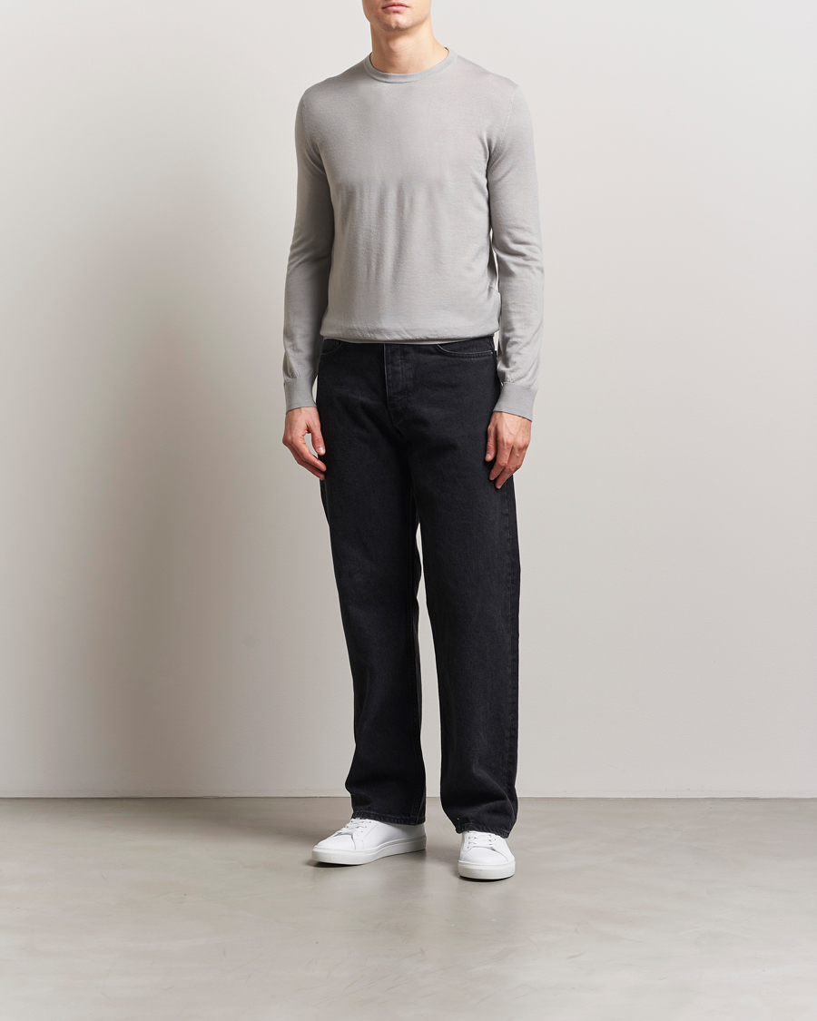 Hombres | Jerséis y prendas de punto | Tiger of Sweden | Connor Merino Sweater Granite