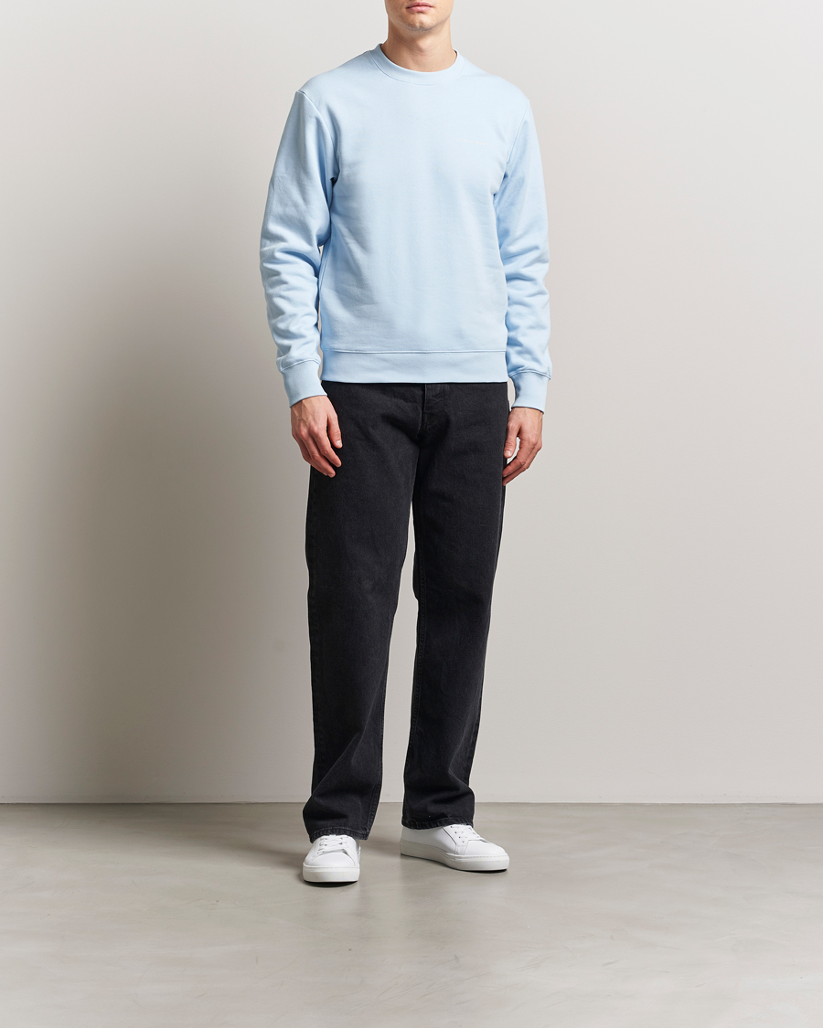 Hombres | Jerséis y prendas de punto | Tiger of Sweden | Emerson Crew Neck Sweatshirt Light Blue