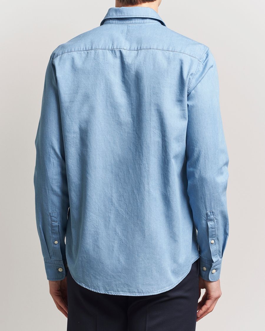Hombres | Camisas | Tiger of Sweden | Lowan Denim Shirt Blue