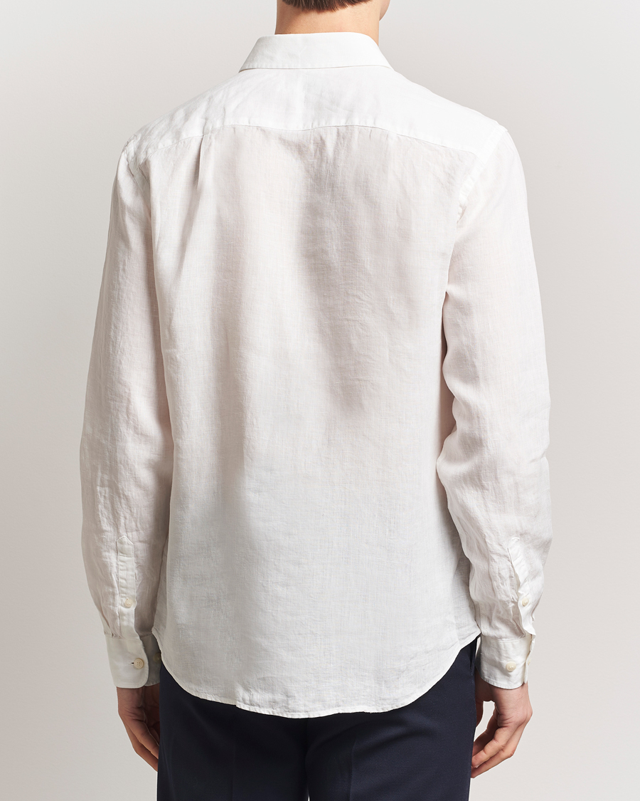Hombres | Camisas | Tiger of Sweden | Spenser Linen Shirt Off White