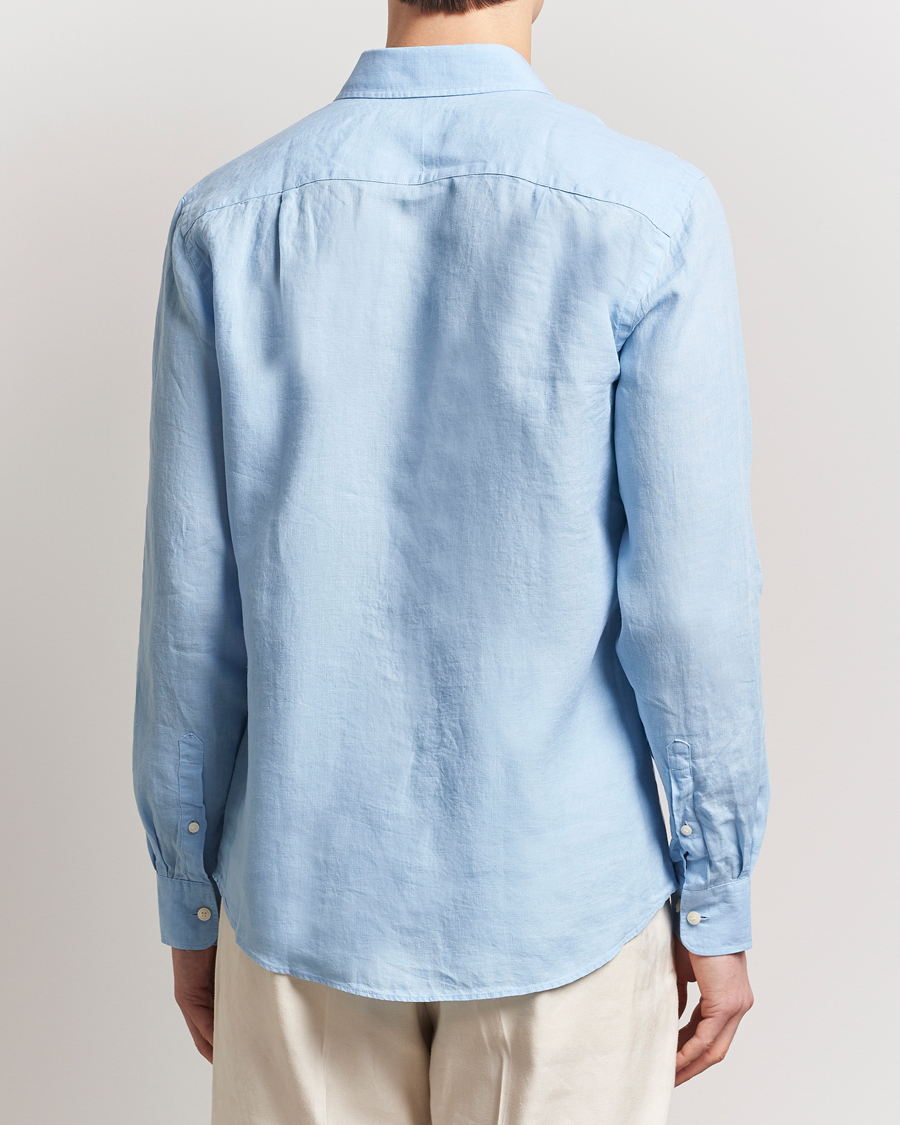 Hombres | Camisas | Tiger of Sweden | Spenser Linen Shirt Summer Sky