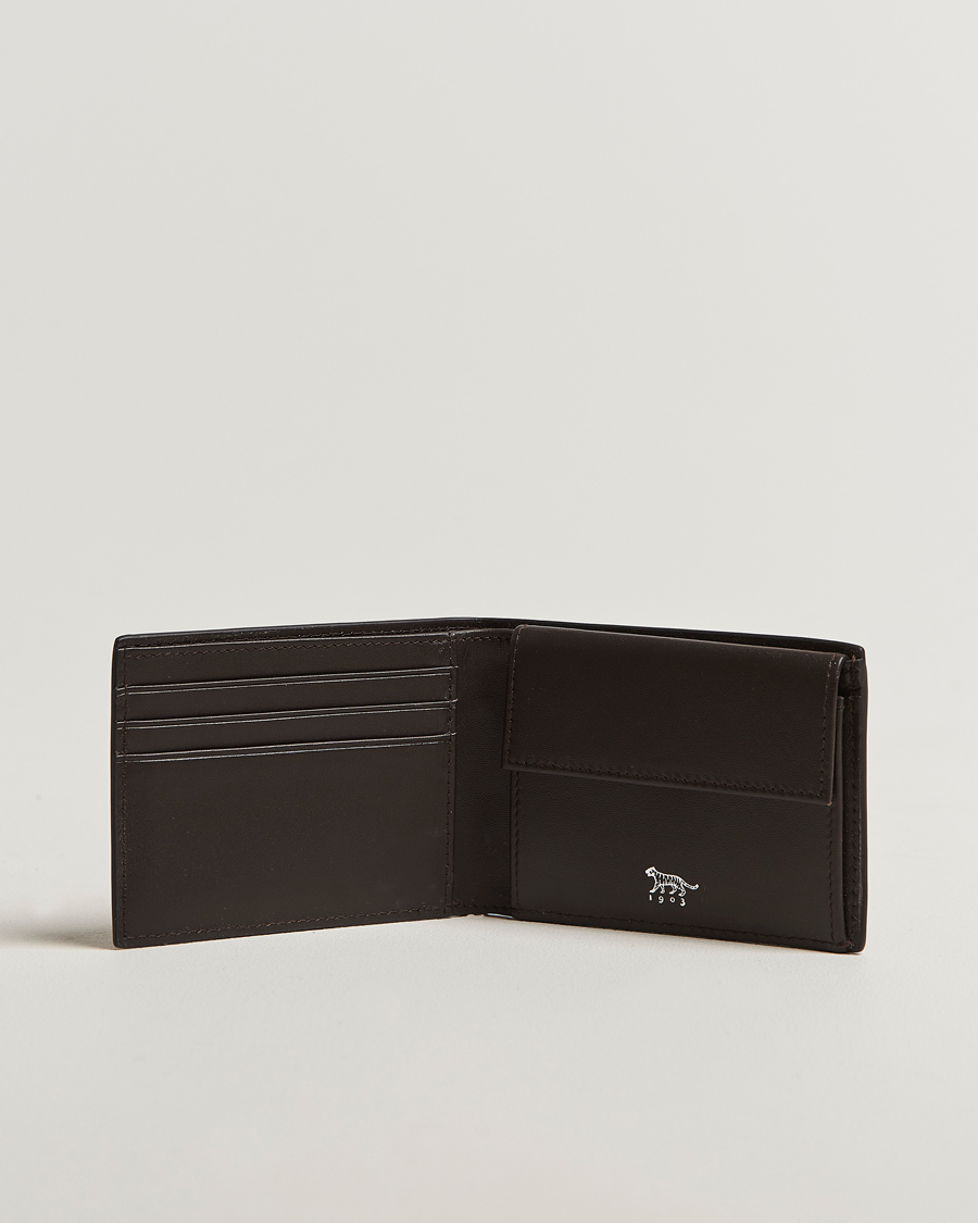 Hombres | Tiger of Sweden Wivallius Leather Wallet Dark Brown | Tiger of Sweden | Wivallius Leather Wallet Dark Brown