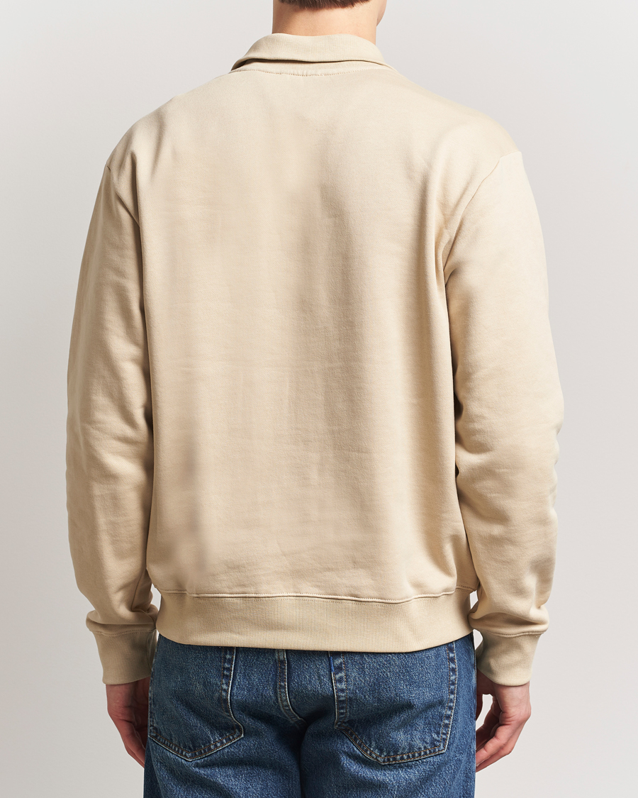 Hombres | Jerséis y prendas de punto | Tiger of Sweden | Marlon Half Zip Sweatshirt Practical Beige