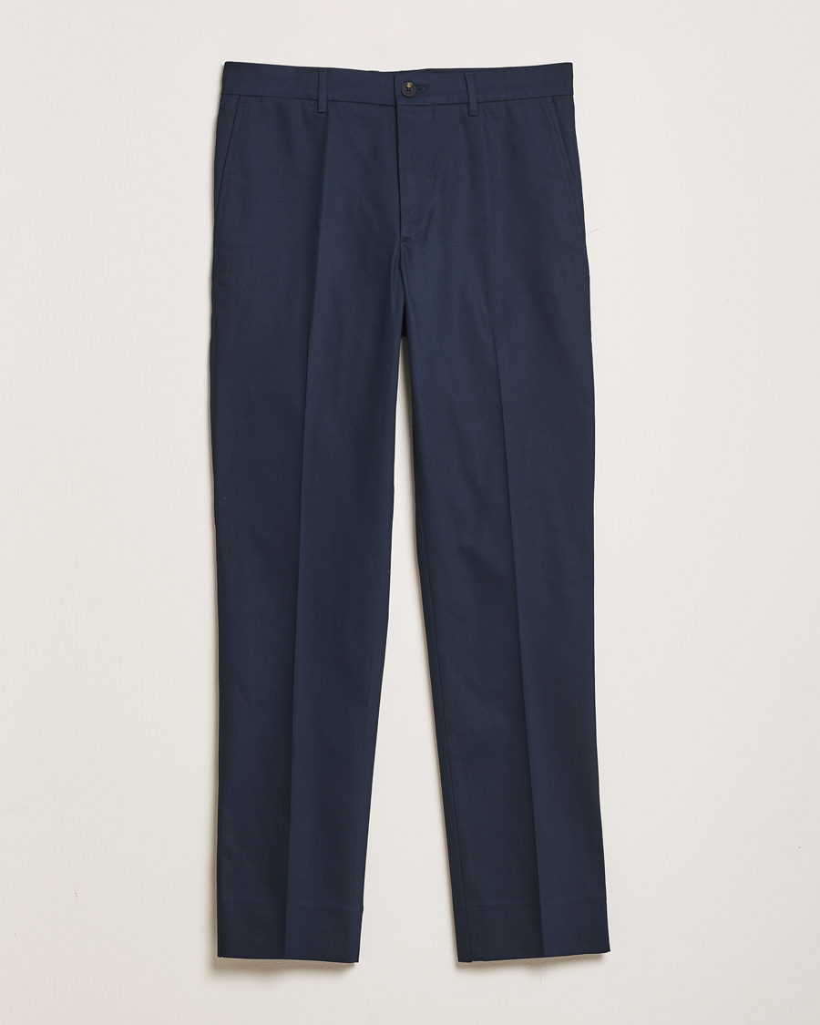 Hombres | Pantalones | J.Lindeberg | Lois Cotton Twill Pants Navy