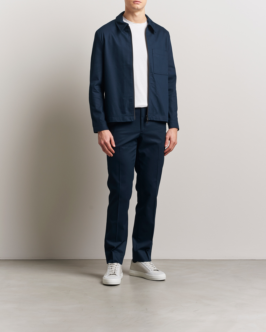 Hombres | Pantalones | J.Lindeberg | Lois Cotton Twill Pants Navy