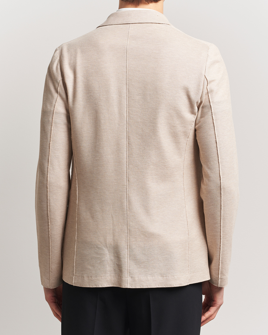 Hombres | Blazers | Harris Wharf London | Loro Piana Honey Comb Blazer Cream