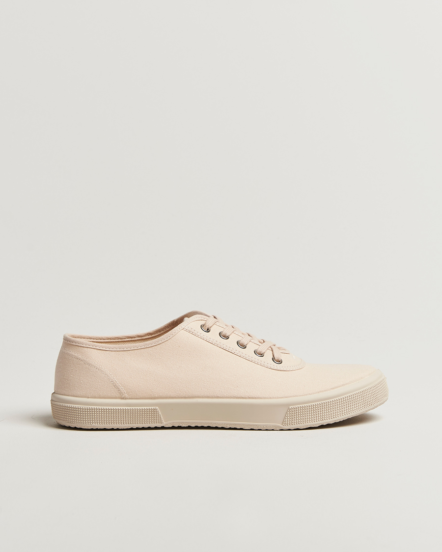 Hombres | Novesta Cotton Deck Shoe All Ivory | Novesta | Cotton Deck Shoe All Ivory