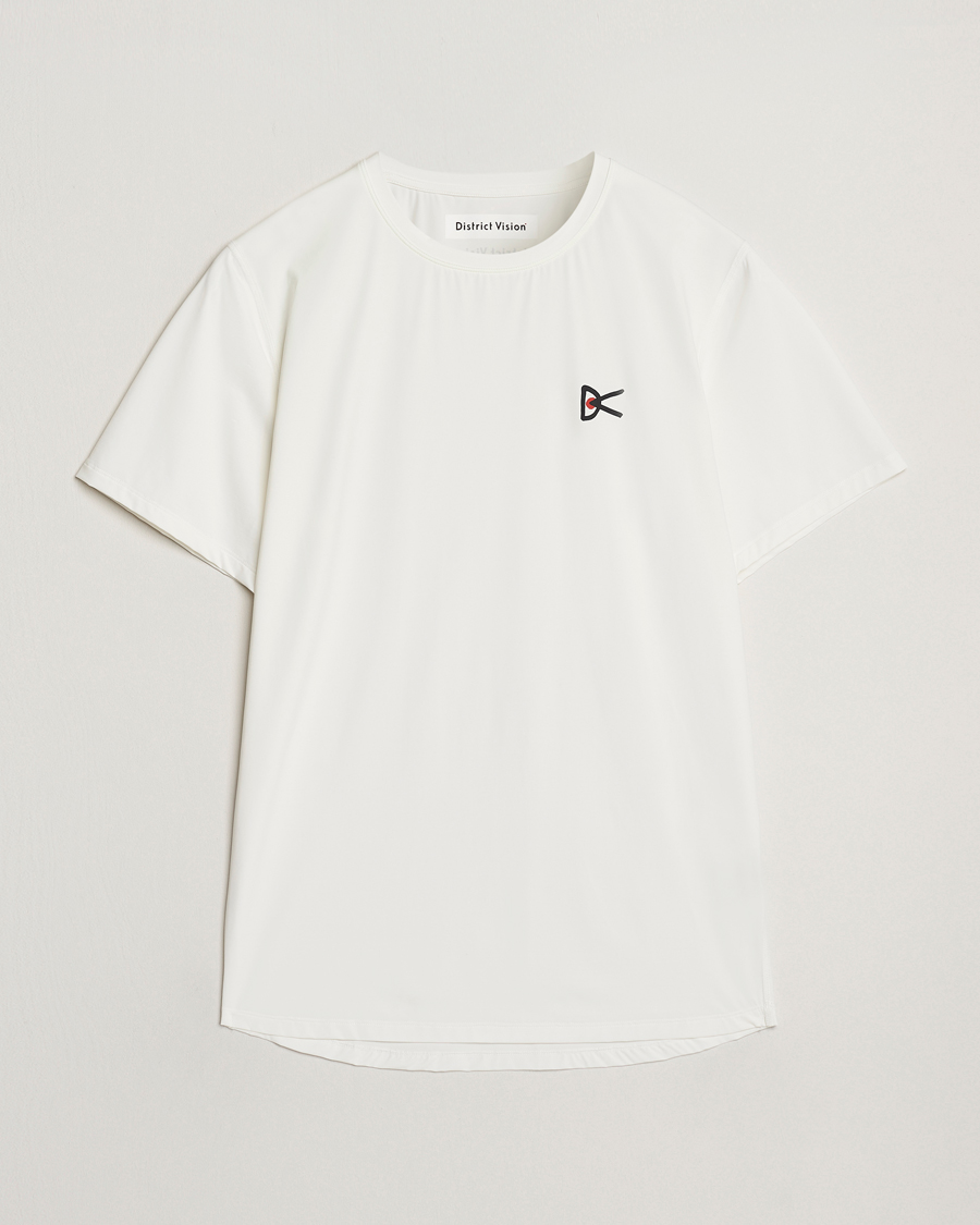 Hombres | Camisetas | District Vision | Lightweight Short Sleeve T-Shirt Lunar White